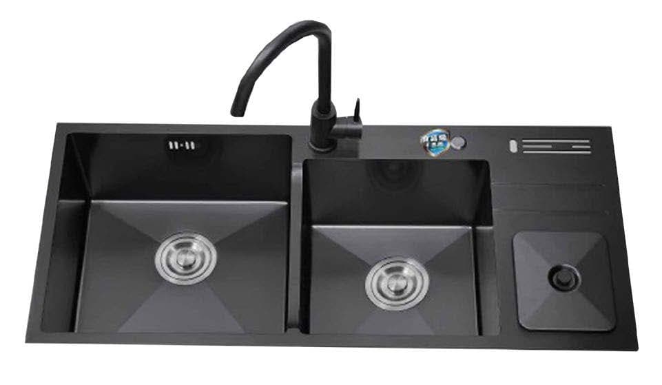 Cutlery Double Bowl Black