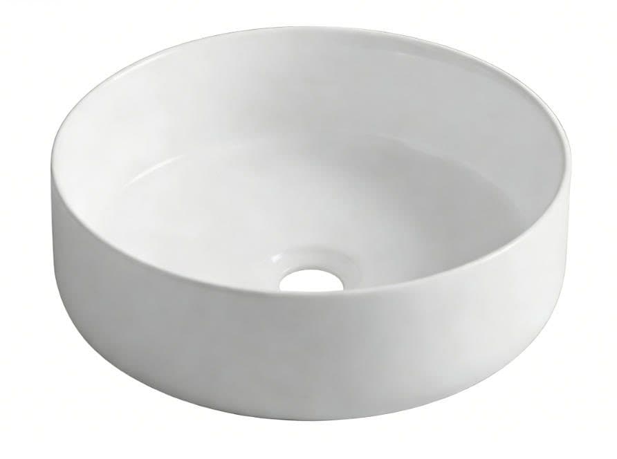 Orb White Basin Round
