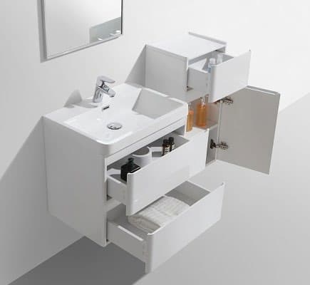 Ava Milan White - Double Drawer 600mm