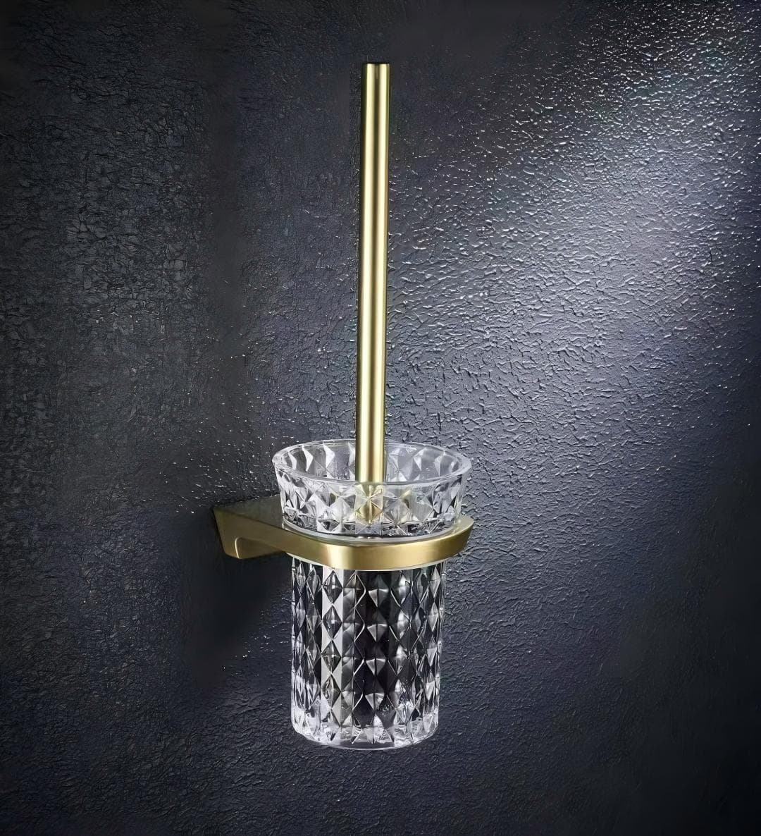 Toilet Brush Holder Brush Gold