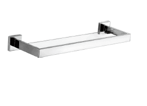 Double Towel Rack Black