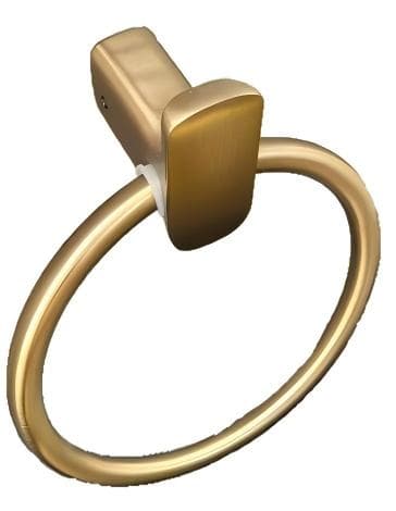 Towel Ring Brushed Gold