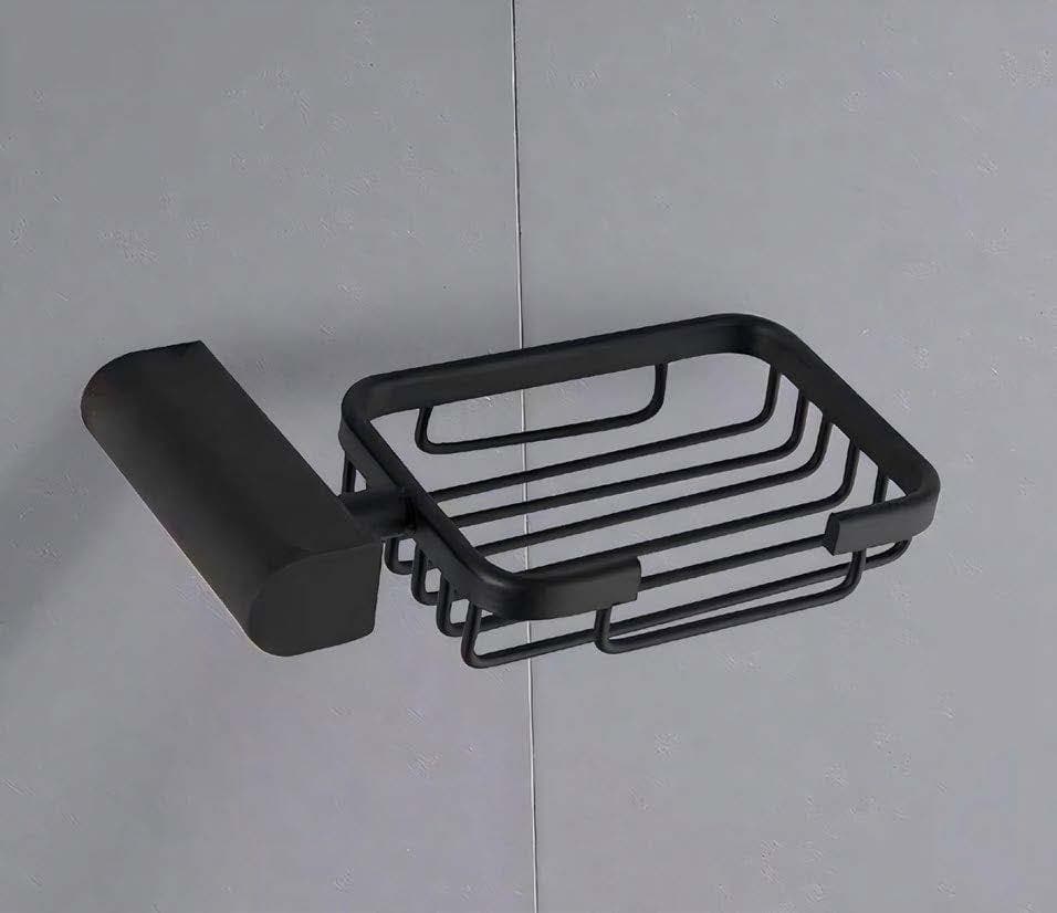Stainless Soap Holder Black