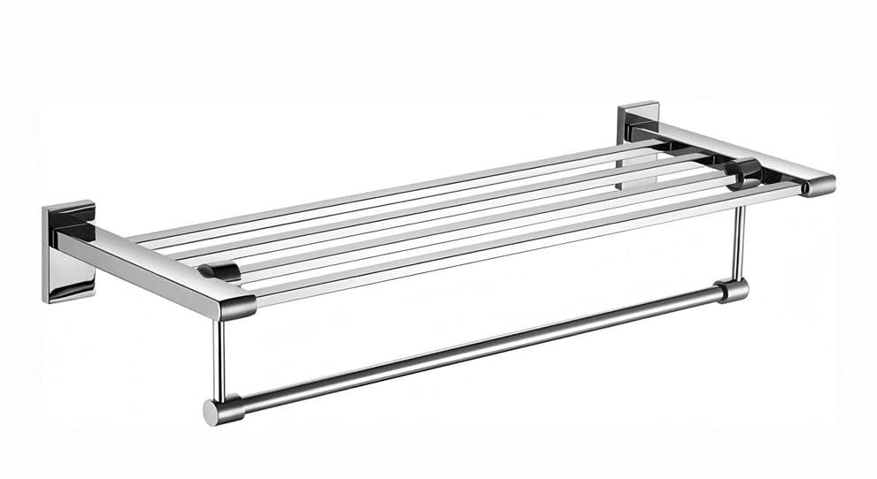 Quad Towel Rack Chrome