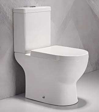 Shortland Soft Close White Toilet Set