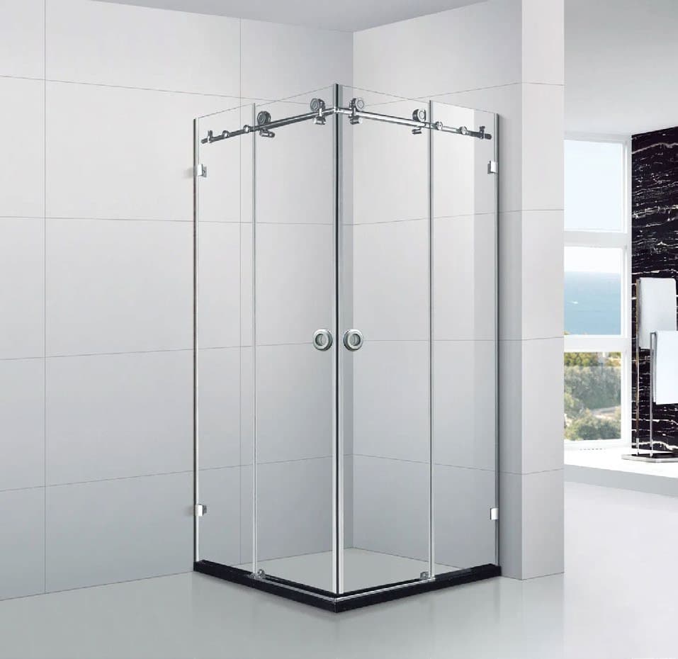 Frameless Slicing Shower Glass 90 x 1200mm