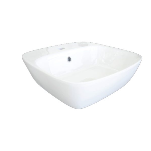Flow (With Taphole) Free Standing Basin  (With Taphole)  450 MM X 450 MM