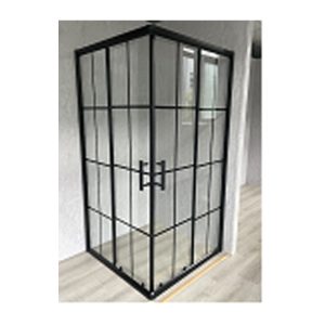 Black shower enclosure