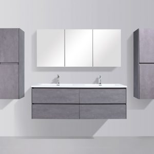Grey Bath Vanity 1200/ 1500 Concrete grey