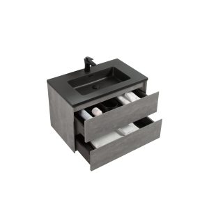 bathroom vanity 800 Crete (Black Basin)