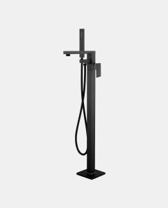Free Standing Bath Mixer ? Black Square ? FS02BK