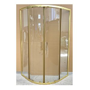 Gold shower cubicle