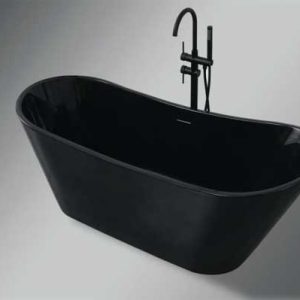 Isabella dolce black 1.7m x 0.75m available on black and white  