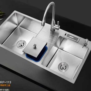 Linear kitchen sink