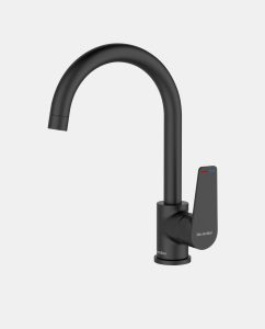 Luxus Black Kitchen Deck Mixer