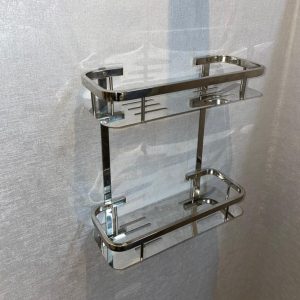Linear shower organizer (silver)
