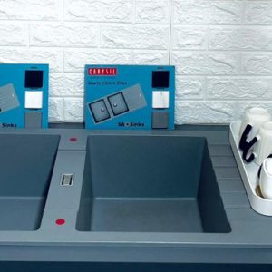 Black/grey Quart Kitchen sink